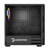 GAMEPOWER HORIZON RGB GAMING KASA MESH PANEL 850W