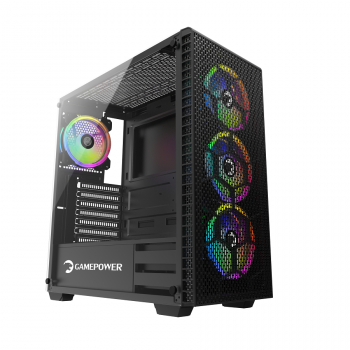 GAMEPOWER HORIZON RGB GAMING KASA MESH PANEL 850W