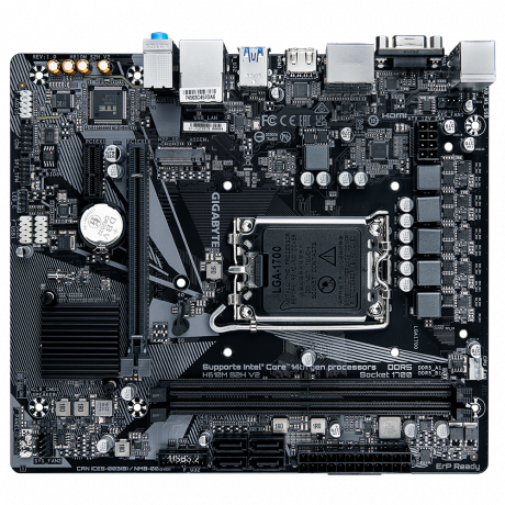 GIGABYTE H610M S2H V2 DDR5 5600MHZ D-SUB HDMI DP MATX 1700P 