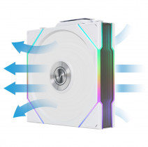 Lian Li UNI FAN REVERSE TL WIRELESS 3x120mm Beyaz Kasa Fanı (G99.12RTL1W3W.00)