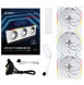 Lian Li UNI FAN REVERSE TL WIRELESS 3x120mm Beyaz Kasa Fanı (G99.12RTL1W3W.00)