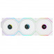 Lian Li UNI FAN TL WIRELESS LCD 3x120mm Beyaz Kasa Fanı (G99.12TLLCD1W3W.00)