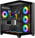 GAMEPOWER WARCRY TOPGLASS 4X ARGB FAN KASA BLACK
