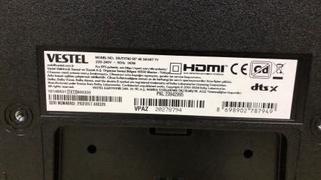 VESTEL 55UT9740 4K ULTRA HD 55