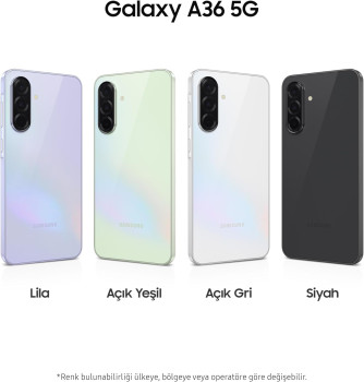 SAMSUNG GALAXY A36 5G 128GB 8GB RAM SIYAH CEP TELE