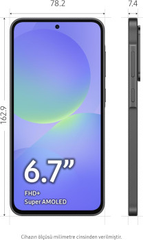 SAMSUNG GALAXY A36 5G 128GB 8GB RAM SIYAH CEP TELE