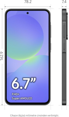 SAMSUNG GALAXY A36 5G 128GB 8GB RAM SIYAH CEP TELE