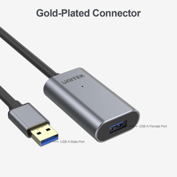UNITEK USB3.0 UZATMA KABLOSU 10MT PREMIUM CHIPSET (Y-3005)