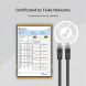UNITEK CAT6 PATCH KABLO 20MT FLAT 1GBPS, SİYAH (C1815GBK)