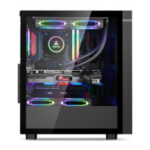 SEGOTEP Endura 1 Siyah 750W 80+ Bronze PCIE 5.0 Mid Tower Kasa (Rainbow Fan)