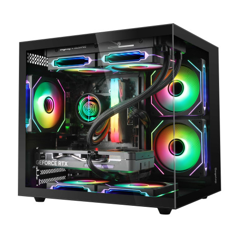 SEGOTEP Brave W1 Siyah 650W 80+ Midi Tower Kasa  (Rainbow Fan)