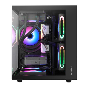 SEGOTEP Brave W1 Siyah 650W 80+ Midi Tower Kasa  (Rainbow Fan)