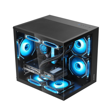 SEGOTEP Brave W1 Siyah 650W 80+ Midi Tower Kasa  (Rainbow Fan)