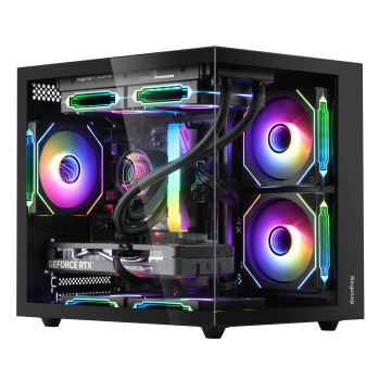 SEGOTEP Brave W1 Siyah 650W 80+ Midi Tower Kasa  (Rainbow Fan)