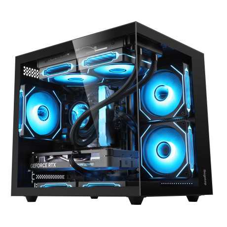 SEGOTEP Brave W1 Siyah 650W 80+ Midi Tower Kasa  (Rainbow Fan)