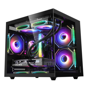 SEGOTEP Brave W1 Siyah 650W 80+ Midi Tower Kasa  (Rainbow Fan)