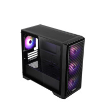 SEGOTEP Radiant Siyah 750W 80+ Bronze PCIE 5.0 Mid Tower Kasa (Rainbow Fan)