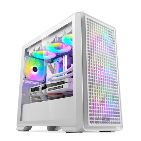 SEGOTEP Radiant Beyaz 750W 80+ Bronze Midi Tower Kasa (Rainbow Fan)