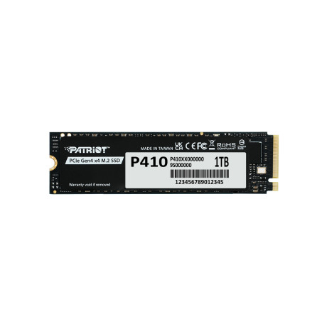 Patriot P410 PCIe Gen4 x4 (NVMe 1.4) M.2 2280 SSD R/5000 W/4500 [1TB] (P410P1TBM28H)