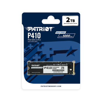 Patriot P410 2TB 5000/4500MB/s PCIe Gen4 x4 NVMe 1.4 M.2 SSD Disk (P410P2TBM28H)