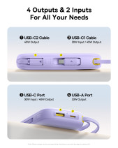 BASEUS ENERFILL FC31 20000 MAH 45W POWERBANK - MOR