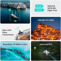 DJI MINI 4 PRO FLY MORE COMBO RC 2 KUMANDALI DRONE