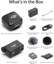 DJI MIC MINI WIRELESS 2 KISILIK MIKROFON KITI