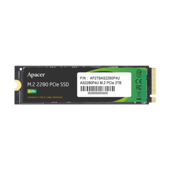 Apacer AS2280P4U 512GB 3500/3000 MB/s M.2 PCIe Gen3 SSD Disk (AP512GAS2280P4U-1)